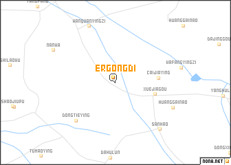 map of Ergongdi