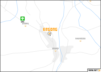 map of Ergong
