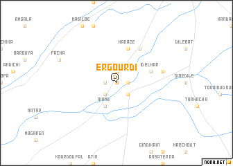 map of Ergourdi