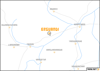 map of Erguandi