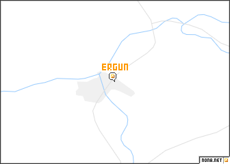 map of Ergun