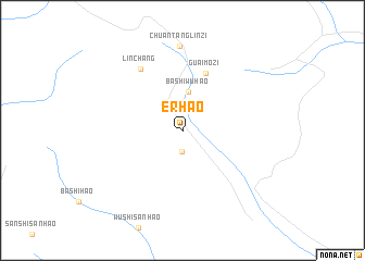 map of Erhao