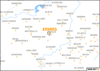 map of Erhard