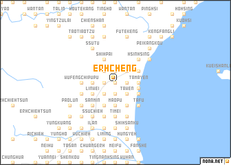 map of Erh-ch\