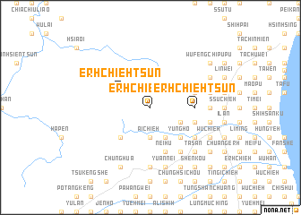 map of Erh-chieh-ts\