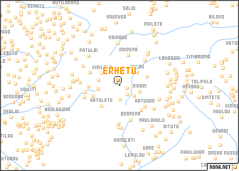 map of Erhetu