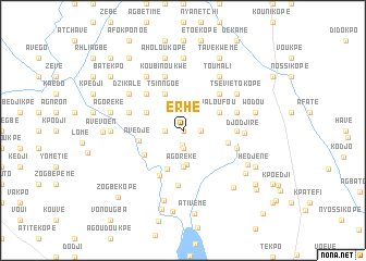 map of Erhé