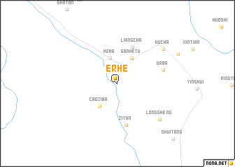 map of Erhe