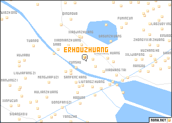 map of Erhouzhuang