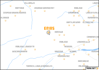 map of Erías