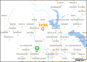 map of Eribe