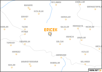 map of Ericek