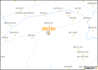 map of Ericek