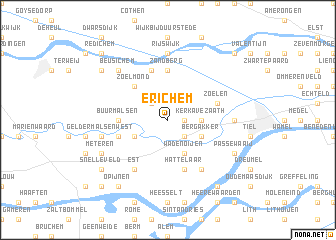 map of Erichem