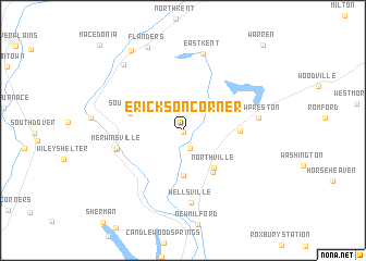 map of Erickson Corner