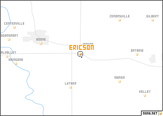 map of Ericson