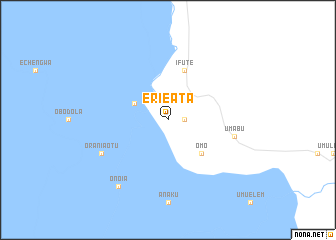 map of Erieata