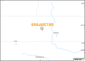 map of Erie Junction