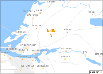 map of Erie