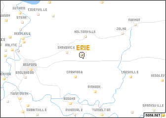 map of Erie