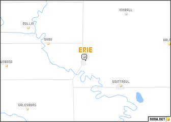 map of Erie