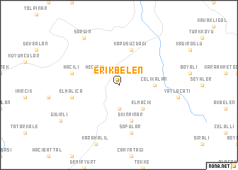 map of Erikbelen