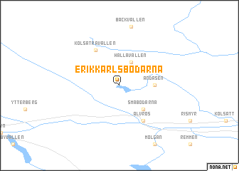 map of Erik-Karlsbodarna