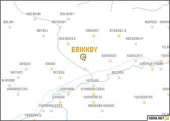 map of Erikköy