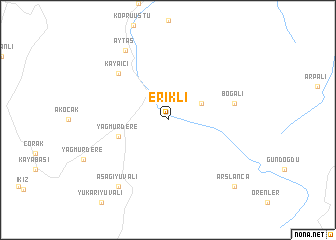 map of Erikli