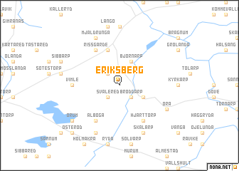 map of Eriksberg