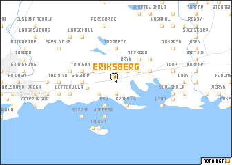 map of Eriksberg