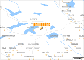 map of Eriksberg