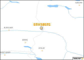 map of Eriksberg