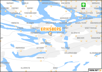 map of Eriksberg