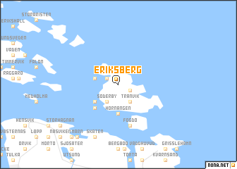 map of Eriksberg