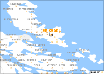 map of Eriksdal