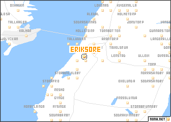 map of Eriksöre