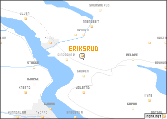 map of Eriksrud