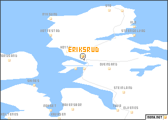 map of Eriksrud