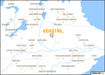 map of Erikstad