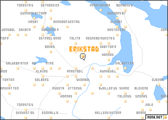 map of Erikstad