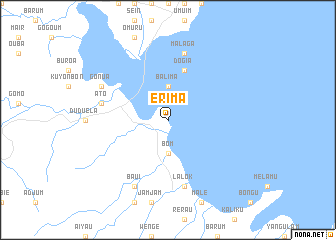 map of Erima