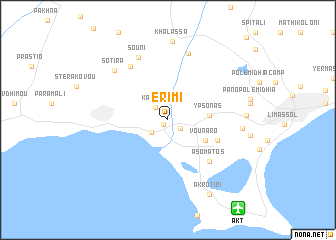 map of Erimi