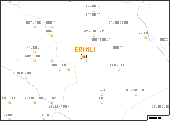 map of Erimli