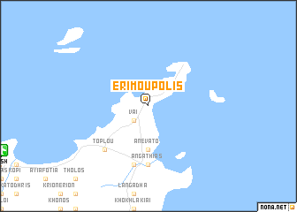 map of Erimoúpolis