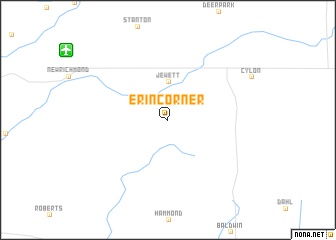 map of Erin Corner