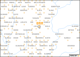 map of Erin