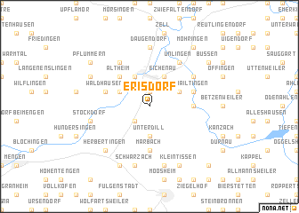 map of Erisdorf