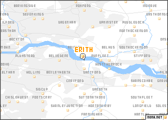 map of Erith