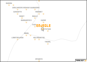 map of Erjegle